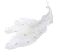 BESTYASH Ornement Paon Simulé Statue Décorative Léger et Réaliste pour Jardin Maison et Vitrine Modèle Artisanat avec Détails Fidèles Décoration Polyvalente pour Intérieur et Extérieur