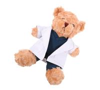 BESTYASH Ours Peluche Docteur Animal Peluche Decoration Bureau Cadeau Etudiant Medecine Ours Mignon