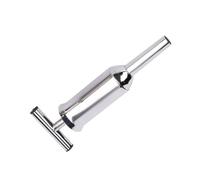 BESTYASH Outil Farce Viande Manuel Acier Inoxydable Kit Remplissage Saucisse Large pour Cuisine Maison Tube Robuste Résistant Compatible Viande Hachée et Charcuterie Maison