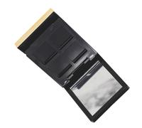 BESTYASH Palette de fards à paupières en quatre couleurs organisateur de fard à paupières palette de fards à paupières vide palette à lèvres vide récipient à rouge à lèvres Plastique Noir