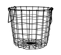 BESTYASH Panier à Linge En Fil De Robuste Poignées Organisateur De Vêtements Design Portable Pour Salle De Bains Rangement De Jouets Vêtements Capacité Généreuse