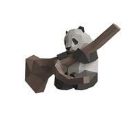 BESTYASH Papier Modèle Panda Arbre Origami Géométrique DIY sans Ciseaux Décoration Ornement Facile à Assembler