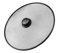 BESTYASH Pare-éclaboussures pour Poêle à Frire, Grille en Acier Inoxydable | Couvercle Anti Eclaboussure, Écran Métallique Noir, Cuisine Maison, Usage Sûr et Pratique