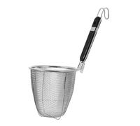 BESTYASH Passoire à Pâtes Acier Inoxydable avec Manche Passoire à Nouilles Légère et Résistante Ustensile Cuisine Professionnel pour Filtrer et Servir Facilement