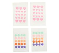 BESTYASH Patch Hydrocolloïde Anti-boutons 40 Pièces Mini Patchs Hydrocolloïdes Colorés Motif Fleurs Et Étoiles Taille Petite Soins Peau Visage Protection Invisible