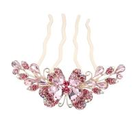 BESTYASH Peigne à Cheveux Avec Strass Accessoire Coiffure Pour Mariage Pince Dentée Pour Femme Et Fille