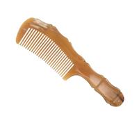 BESTYASH Peigne À Cheveux En Corne Sculptée À Peigne Viking Pour Barbe Et Moustache Pour Hommes Fourniture De Soins Capillaires Portable Et Robuste Pour Papa