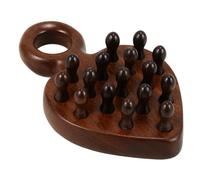 BESTYASH Peigne à Dents Larges Bois Antistatique pour Démêler et Masser le Chevelu Outil de Massage Pratique