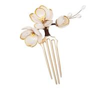 BESTYASH Peigne Asiatique Lotus Décoratif Style Chinois Vintage Multifonctionnel Femmes Accessoires Cheveux Hanfu Cérémonie Chignon