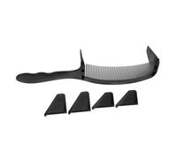 BESTYASH Peigne De Coiffure Professionnel Pour Peigne à Barbe Avec Guide De Coupe Outil De Stylisme Pour Coiffeurs Antistatique Noir