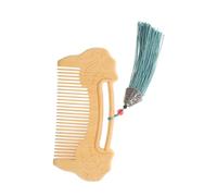 BESTYASH Peigne De Fait Main Avec Sculptures De Ruyi Lock Peigne à Dents Fines Pour Cheveux Et Barbe Pour Soins Capillaires Et Élégants