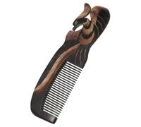 BESTYASH Peigne en corne peigne pour cuir chevelu long marié vache dent Peignes à cheveux Goody peigne à pour enfants cheveux à dents larges peigne large cornes