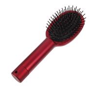 BESTYASH Peigne Multifonction Avec Compartiment Secret Pour Rangement Discret Objets Boîte De Rangement Coiffure Rouge Étui Pratique Et Sécurisé Pour Accessoires Personnels