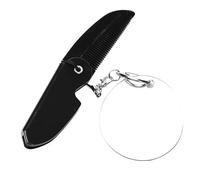 BESTYASH Peigne Pliant Sur Le Trousseau Petit Peigne Pliable Peigne à Dents Fines Pliant Peigne De Poche Pliable Miroir Porte-clés Peigne Pliant Bouclé Coiffeur Peigne: En Plastique