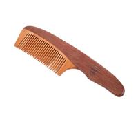 BESTYASH Peigne pour Barbe et Moustache Peigne de Coiffage Antistatique Bois Naturel pour Voyages et Entretien Quotidien
