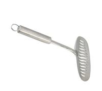 BESTYASH Pelle à Steak Élargie en Acier Inoxydable 430 Épais Spatule Cuisine Polyvalente pour Poisson et Crêpes Ustensile la Cuisine Inox Professionnel pour Cuisson et Retournement