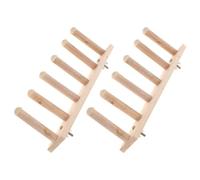 BESTYASH Perchoirs pour Chats et Escalier Mural Bois Beige Antidérapant Design Multi-Niveaux pour Maison et Boutique Animaux 2pcs Adaptés aux Chats et Chatons