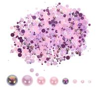 BESTYASH Perles D Ongles Abs Flatback pour Nail Art DIY et Petites Perles Résistantes pour Décorations Ongles Naturels et Acryliques Accessoires Créatifs Mode