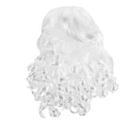 BESTYASH Perruque Bouclée Longue Pour Costume De Noël Et Halloween Déguisement De Santa Claus Pour Hommes Et Femmes Accessoire De Fête Amusant Et Cosplay
