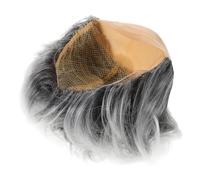 BESTYASH Perruque Chauve Réaliste pour Homme Bonnet Protecteur Confortable Perruque Déguisement Vieil Homme Savant Cosplay Halloween Accessoires Fête