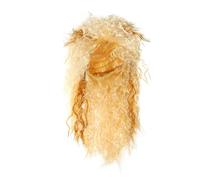 BESTYASH Perruque Rock Des Années Pour Hommes Coiffure Bouclée Et Stylée Pour Cosplay Et Fêtes Thématiques Accessoire De Fête Glamour Fibres Synthétiques