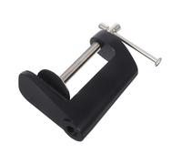 BESTYASH Pince de Bureau Réglable Aluminium G Shape pour Support de Microphone et Lampe Agrafe Robuste et Fixation Sûre pour Bureau Gain de Place et Utilisation Polyvalente