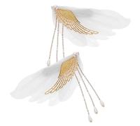 BESTYASH Pinces à Cheveux à Plumes Épingle à Cheveux à Pompon Accessoires Pour De Filles Pour Spectacle Mariage