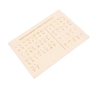 BESTYASH Planche Braille pour Aveugles Outil Apprentissage Du Braille pour Enseignement et Lecture
