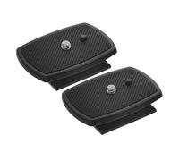 BESTYASH Plaque de Montage pour Trépied 2Pcs Support de Caméra Rapide 1/4 Vis en ABS Compatible DSLR Appareil Photo Usage Photographie