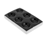 BESTYASH Plaque de Réaction en Céramique 6 Trous Fournitures de Laboratoire Multifonctionnelles pour Expériences Chimiques Analyse Qualitative et Observation des Réactions
