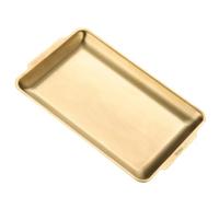 BESTYASH Plaque Inox Rectangulaire 32 X 16 CM pour Barbecue et Présentation de Desserts, Plateau Alimentaire Polyvalent en Acier Inoxydable Cuisine et Réception