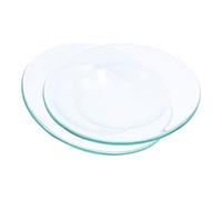 BESTYASH Plat Chauffant en Verre pour Chauffe-Cire Lot de 2 Soucoupe pour Huile Essentielle Sécurisé Utilisation Multi-Fonctionnelle Décoration Intérieure