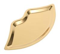 BESTYASH Plateau à Bijoux en Acier Inoxydable Doré Vide-Poches Forme Lèvres Petit Plateau Décoratif Multifonction pour Rangement Bijoux Clés et Cosmétiques Accessoire Maison et Bureau