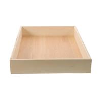 BESTYASH Plateau en Bois pour Jardin Zen Japonerie 40x30x6 Cm, Bac à Sable Montessori, Plateau de Rangement pour Accessoires de Bureau et Loisirs Créatifs, Décoration Intérieure Apaisante