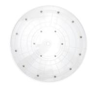 BESTYASH Plateau Tournant Transparent Acrylique Rotation Robuste pour Rangement Multifonctionnel Support Décoratif pour Plantes Épices et Objets Divers