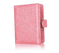 BESTYASH Pochette De Voyage Multi-Fonction Cuir PU pour Passeport avec Fermeture Magnétique Organisateur Pratique Rose