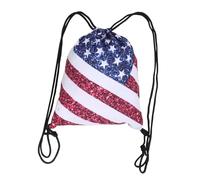 BESTYASH Pocket de Flag American Flag à unisexe en tissu oxford à cordon de serrage de rangement à cordon de fitness Sacs patriotiques à cordon en tissu oxford