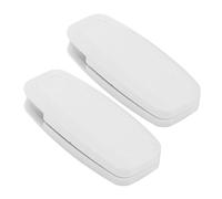 BESTYASH Poignée pour Rideau Verticale Carrée 2 Pièces en Plastique Extrémité de Tirette Inclinée pour Stores Vénitiens et Enrouleurs, Accessoire de Quincaillerie pour Volets, Fixation