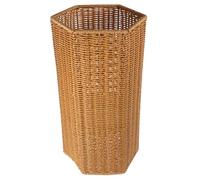 BESTYASH Porte-parapluie En Rotin Artificiel Grand Capacité Pour Entrée Support Multifonctionnel Résistant Pour Parapluies Longs Et Pliants Rangement Créatif Pour Maison Et Bureau