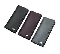 BESTYASH Portefeuille Long Cuir PU pour Hommes Capacité avec Fenêtres Id Et Multiples Emplacements pour Cartes Parfait pour Occasions Spéciales