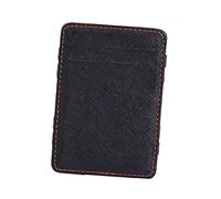 BESTYASH Portefeuille Mode Homme en Cuir PU Orange à Deux Volets, Porte-Cartes Multi-Usage pour Bureau Et Sorties, Pochette Compacte Et Fonctionnelle pour Cartes Et Billets