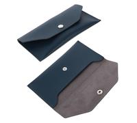 BESTYASH Portefeuille Organiseur pour Espèces en PU Vert, Fermeture Sécurisée, Pochette Portefeuille Élégante pour Voyage et Gestion Budgétaire, Lot de 2 Pièces