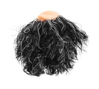 BESTYASH Postiche Chauve De Grand-père Déguisement Homme En Fibre Synthétique Effet Réaliste Costume Fête Cosplay Taille Unique