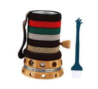 BESTYASH Pot De Moxibustion Manuel Brûleur De Moxa Pour Massage Chinois Avec Barrière Anti-poussière Et Brosse De Nettoyage