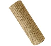 BESTYASH Poteau à Gratter Résistant à l'usure en Bois Naturel et Corde, Griffoir Droit pour Arbre à Chat, Peut Se Fixer aux Meubles ou Pots de Fleurs, Amis des Chats