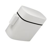 BESTYASH Poubelle à Pression 12l Compacte Plastique Épais Couvercle, Poubelle Ménagère Étroite Cuisine, Salle De Bain Et Toilettes, Accessoire De Rangement Solide