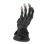 BESTYASH Présentoir à Bijoux Main Musclée En Résine Noire, Support Anneaux Et Bracelets, Décoration Gothique Pour Chambre Homme, Organisateur Déco Intérieure Unique, Présent Original