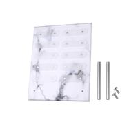 BESTYASH Présentoir Vernis Ongles à Motif Marbre Support Détachable pour Affichage et Pratique Nail Art Cadre Rigide pour Chartes Couleur Ongles Décoration Salon et Usage Domestique