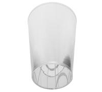 BESTYASH PVC Lamp Shade Table Metal Cover Small Drum Shape For Bedroom Desk And Living Soft Diffuse Light With Metallic Finish