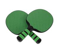 BESTYASH Raquettes de Tennis de Table d'entraînement, Lot de 2, Vertes, en Plastique, Prise en Main Confortable, contrôle Facile, pour débutants, entraînement à Domicile et en extérieur